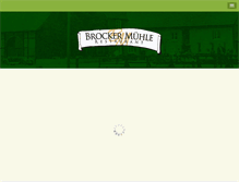 Tablet Screenshot of brocker-muehle.de